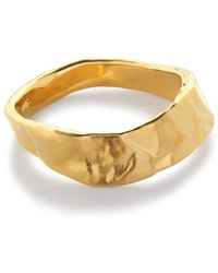 Monica Vinader - Capri Ring Met Hamer-Effect - Lyst