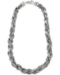 Emanuele Bicocchi - Collar de cadena en plata de ley - Lyst