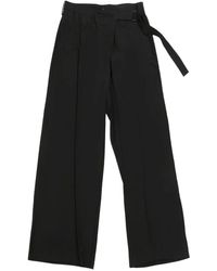 Yohji Yamamoto - Wrap-Design Trousers - Lyst