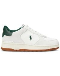 Polo Ralph Lauren - Logo-Embroidered Low-Top Sneakers - Lyst