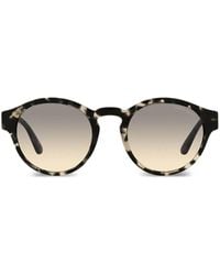 Giorgio Armani - Round-Frame Sunglasses - Lyst