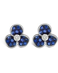 Leo Pizzo - 18K Candy Flora Sapphire Earrings - Lyst