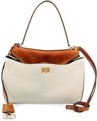 Balenciaga - Medium Rodeo Turnlock-Fastening Canvas Handbag - Lyst