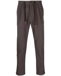 Herno - Drawstring-waistband Slim-cut Trousers - Lyst
