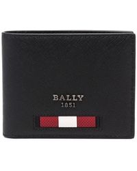 Bally - Logo-lettering Leather Wallet - Lyst