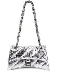 Balenciaga - Small Crush Quilted Leather Shoulder Bag - Lyst