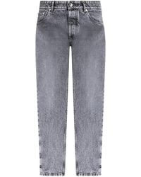 Brunello Cucinelli - Vaqueros rectos con bolsillo bordado - Lyst