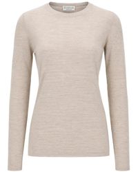 Brunello Cucinelli - Fine-Knit Long-Sleeve Sweater - Lyst