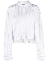 The Attico - ストライプ クロップドシャツ - Lyst