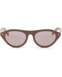Prada - Triangle-Detail Cat-Eye Sunglasses - Lyst