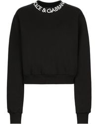 Dolce & Gabbana - Sweatshirt mit Logo-Print - Lyst