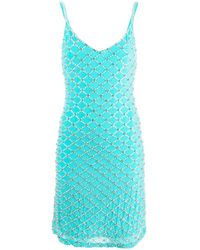 P.A.R.O.S.H. - Rhinestone-embellished Short Dress - Lyst
