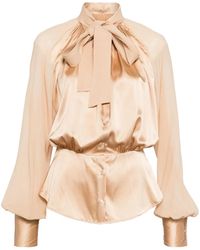 Ermanno Scervino - Puff-Sleeves Buttoned Shirt - Lyst