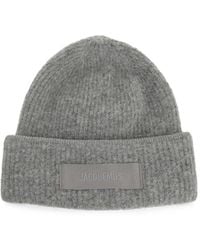 Jacquemus - Le Bonnet Logo-Patch Beanie Hat - Lyst