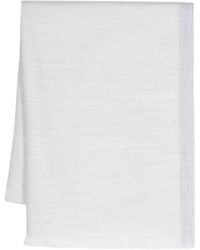 Eleventy - Fine Knit Wool Scarf - Lyst