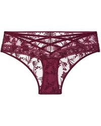 Aubade - Magnetic Spell Embroidered Briefs - Lyst