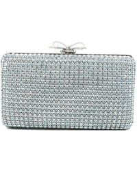 Self-Portrait - Crystal-Embellished Clutch Bag - Lyst