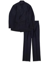 Fortela - Totò Double-Breasted Flannel Suit (Set Of Two) - Lyst