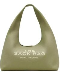 Marc Jacobs - The Sack Logo-Plaque Leather Shoulder Bag - Lyst