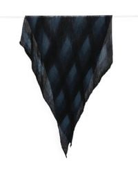 Botto Giuseppe - Argyle-Pattern Scarf - Lyst