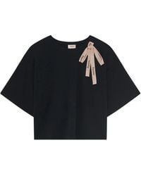 Repetto - Bow-Detail Performance T-Shirt - Lyst