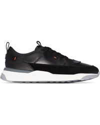 Santoni Baskets Runner - Noir