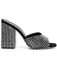 Paris Texas - Holly Anja Crystal-embellished Mules - Lyst