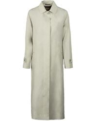 Moorer - Button-Down Trench Coat - Lyst