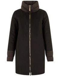 Moorer - Abetele Padded High-Neck Coat - Lyst
