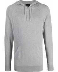Ron Dorff Lightweight Cotton-cashmere Hoodie in Blue for Men | Lyst