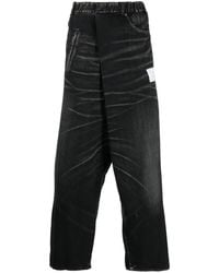 Maison Mihara Yasuhiro - Jeans A Gamba Ampia - Lyst