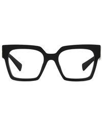 Miu Miu - Mu04Uv Brille Mit Eckigem Gestell - Lyst