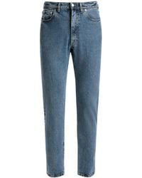 Bally - Slim-Cut Cotton Tapared Jeans - Lyst