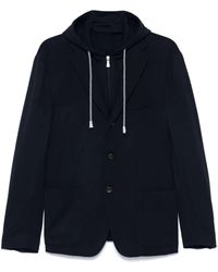 Eleventy - Blazer Met Capuchon - Lyst