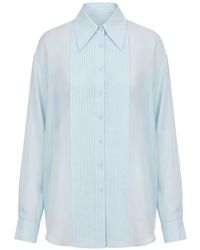 Tibi - Pintucked Shirt - Lyst