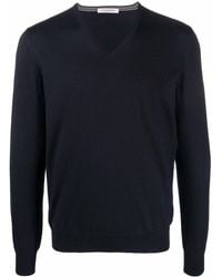 Fileria - Wool V-Neck Jumper - Lyst