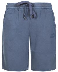 Sun 68 - Short À Cordon De Serrage Effet Usé - Lyst