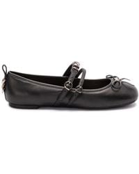Pinko - Ballerina Gioia 09 With Buckle-Strap Detail And Bow - Lyst