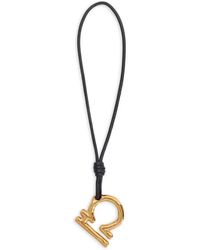 Jil Sander - Zodiac Charm Leather Necklace - Lyst