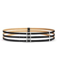 Courreges - Triple Square Leather Belt - Lyst