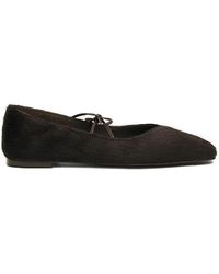 Alohas - Sway Square Toe Tie Ballet Flats - Lyst