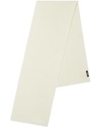 Versace - Gerippter Schal Mit Logo - Lyst