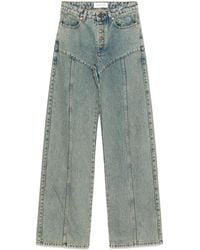 Marine Serre - Moon Laser Flared Jeans - Lyst