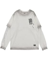 Evisu - T-Shirt Imprimé À Manches Superposées - Lyst