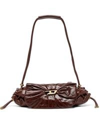 DIESEL - Scrunch-D Leather Shoulder Bag - Lyst