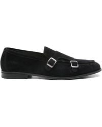 Doucal's - Suede Monk Shoes - Lyst