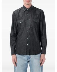 Salvatore Piccolo - Texana Pocket Buttoned Shirt - Lyst