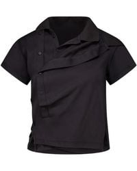 Natasha Zinko - Polo Shrunken Double - Lyst
