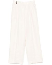 Peserico - Hose mit Bundfalten - Lyst