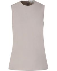 Ami Paris - Crepe Tank Top - Lyst